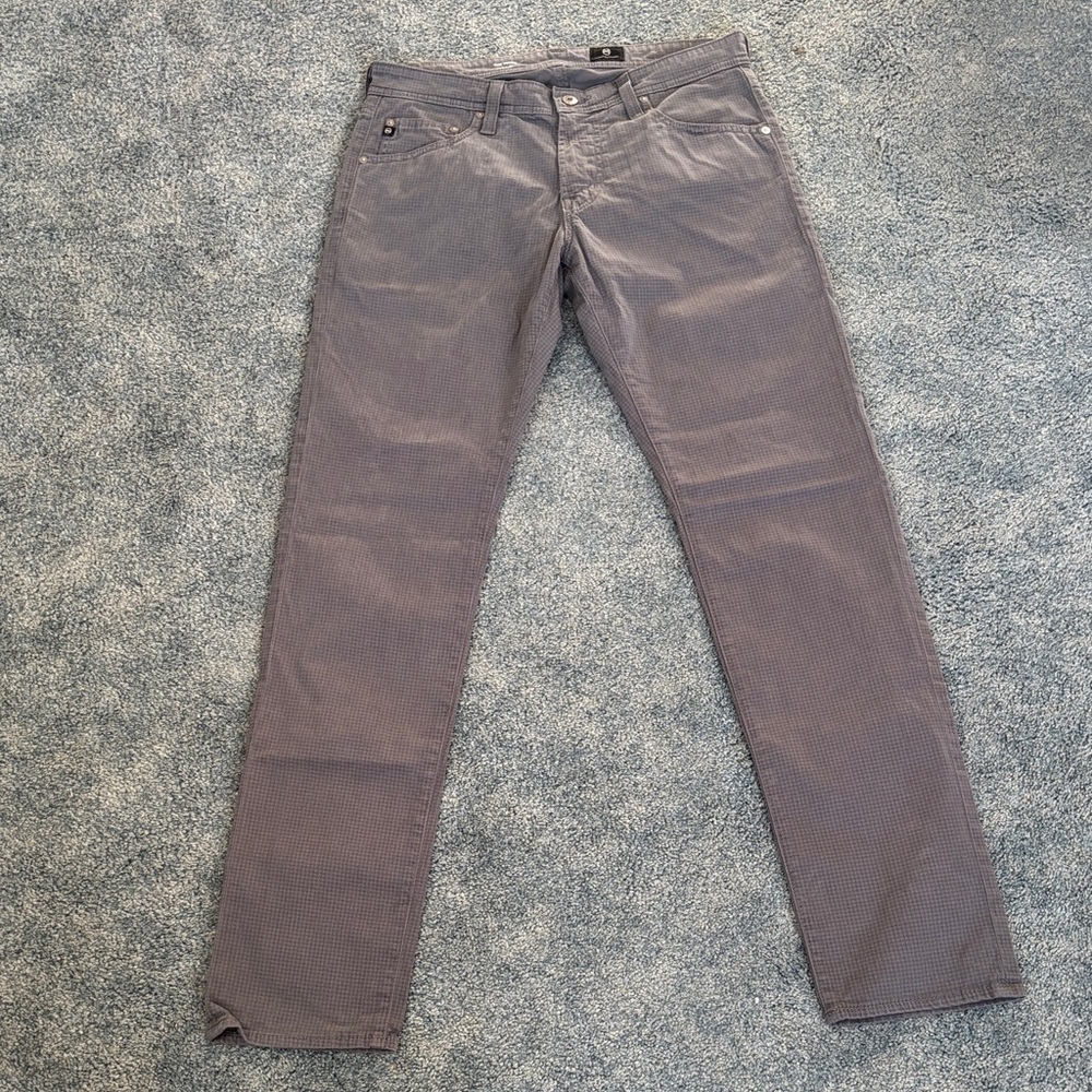 Ag Adriano Goldschmied Men's Pants in Gray